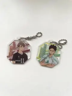 ハイキュー！！アクリミニアクリルキーチェーン宮治　岩泉一