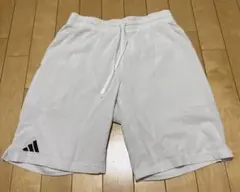 adidas テニス　HEAT.RDY ホワイトハーフパンツ