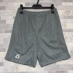 ルースイソンブラ ハーフパンツ 総柄 ロゴ ジオメトリック グレー サッカー Mのサムネイル
