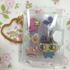 ミニシール帳完成品♡ミニアルバムキーホルダー♡v35