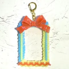 B8 トレカケース 硬質ケースデコ 水色 黄色 ブルー イエロー