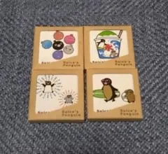 Suicaのペンギン タイルマグネット 4종 세트