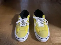 vans イエローローカットスニーカー