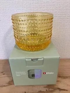 新品 訳あり】イッタラ カステヘルミ キャンドルホルダー サーモン