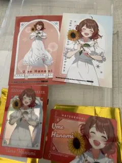学園アイドルマスター sunflower 秦谷美鈴 缶バッジ 特典ブロマイド