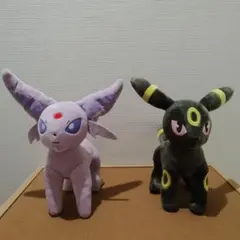 おとなもポケモン　ぬいぐるみ　I♡EIEVUI　エーフィ　ブラッキー　プライズ
