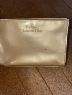 Christian Dior ベージュ ポーチ