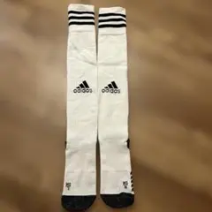 adidas サッカーソックス ホワイト/ブラック