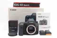 Canon EOS 6D Mark II 本体+予備バッテリー2個【動作確認済】 - メルカリ