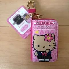 【タグ付き新品】スマートキーケースギャルハローキティブラウン ギャルキティ