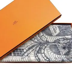 鑑定極美品 エルメス カレ140 カレジェアン 鞭とグリップ カシミヤ