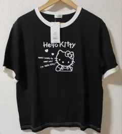 新品 Sanrio サンリオ ハローキティ KTオトナリンガTシャツ M-Lのサムネイル