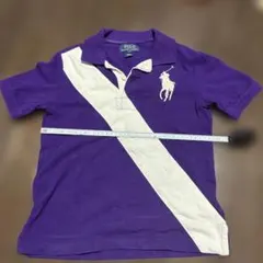 POLO RALPH LAUREN 半袖 ポロシャツ パープル S(8)