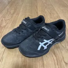 asics キッズスニーカー ブラック20.5cm （レーザービームSJ-MG）