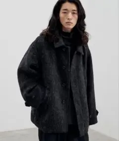 WYM SHAGGY SHORT SOUTIEN COLLAR BLOUSON
