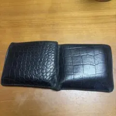 J &M DAVIDSON メンズ二つ折りクロコ型押し財布のサムネイル