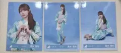 日向坂46 清水理央 2026年 浴衣 生写真 セミコンプ