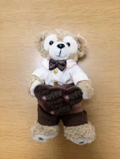 スウィートダッフィー　ぬいぐるみバッジ　バレンタイン