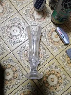 ‼️花瓶・花器　ガラス製　昭和レトロ　一輪挿し