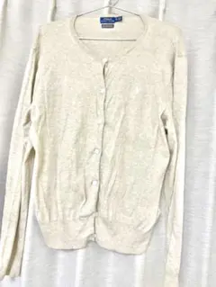 POLO RALPH LAUREN ベージュカーディガン XL