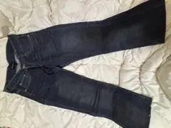 ダークブルーブーツカットデニム 5ポケット