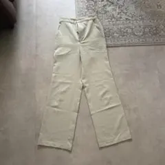 【GU】ライムグリーン スラックス