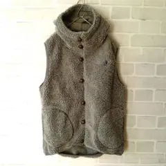 Gymphlex ジムフレックス ボアフードベスト くるみボタン L メンズ