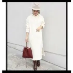 SHIPS ダンボールフードワンピース