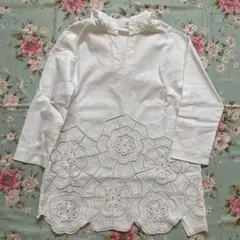グレースコンチネンタル❤︎刺繍入りレース ホワイトチュニック❤︎のサムネイル