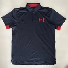 Under Armour ポロシャツ 黒/赤