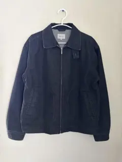 EMMA CLOTHES オーバーサイズデニムジップショートブルゾン