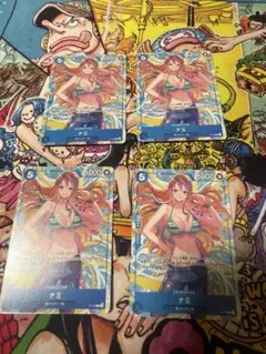 ワンピースカード# ナミ 4枚セット - メルカリ
