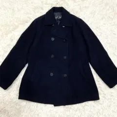EAST BOY イーストボーイ　ウール　ピーコート　ネイビー　サイズ11