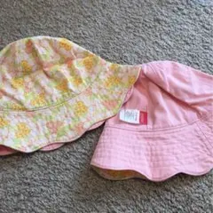 【値下げ】ジンボリー 6-18ヶ月用のお帽子 新品 リバーシブルのサムネイル
