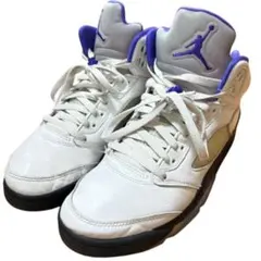 Air Jordan 5 エアジョーダン　ハイ　ダークコンコルド　白　紫　27のサムネイル