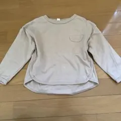 après les cours ベージュ 長袖トレーナー