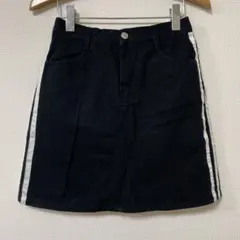 INGNI デニム素材スカート　2本ライン