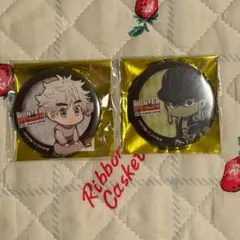 ハンターハンター アニカフェ 缶バッジ メルエム コムギ