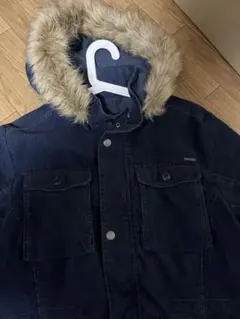 00’s DIESEL NAVY corduroy fur military