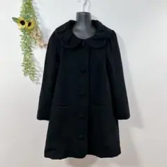 【c2797】✨良品✨　franche lippee ロングコート ブラック