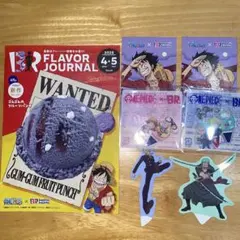 サーティーワン　ワンピースコラボ　アクリルチャーム　ルフィ、サンジ、ゾロ