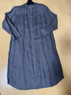 宝島染工 リネン100% スタンドカラーシャツ 長袖 - メルカリ
