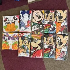 ミッキーマウス フェイスタオル 8枚　ミニタオル 2枚