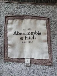 Abercrombie & Fitch フード付きパーカー L グレー