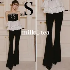 ダーリッチ 美シルエットカットフレアパンツ XS - メルカリ