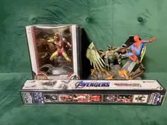 ハッピーくじ ラスト賞 アイアンマン フィギュア スパイダーマン ヴァルチャー