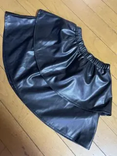 フリルレザースカート SHEIN 6Y