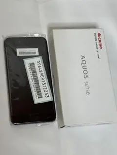 docomo AQUOS sense SH-01K ブラック ANR011 - メルカリ