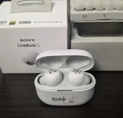 LinkBuds S 白 WF-LS900N/GI 原神　コラボ限定モデル SONY 【中古】LinkBuds S WF-LS900N/GI『原神』コラボレーションモデル