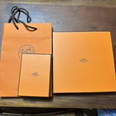 お値下げ♡HERMES オレンジボックス&ショッパー